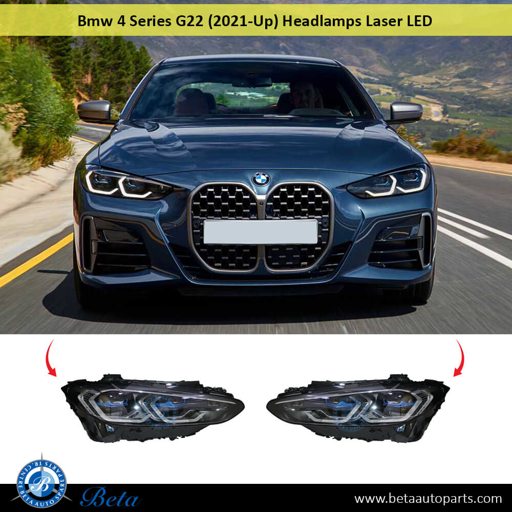 BMW 4 Series G22 (2021-Up), Headlamp Laser LED (Left), China, 63119851041 BMW 4 Series G22 (2021-Up), Headlamp Laser LED (Left), China, 63119851041